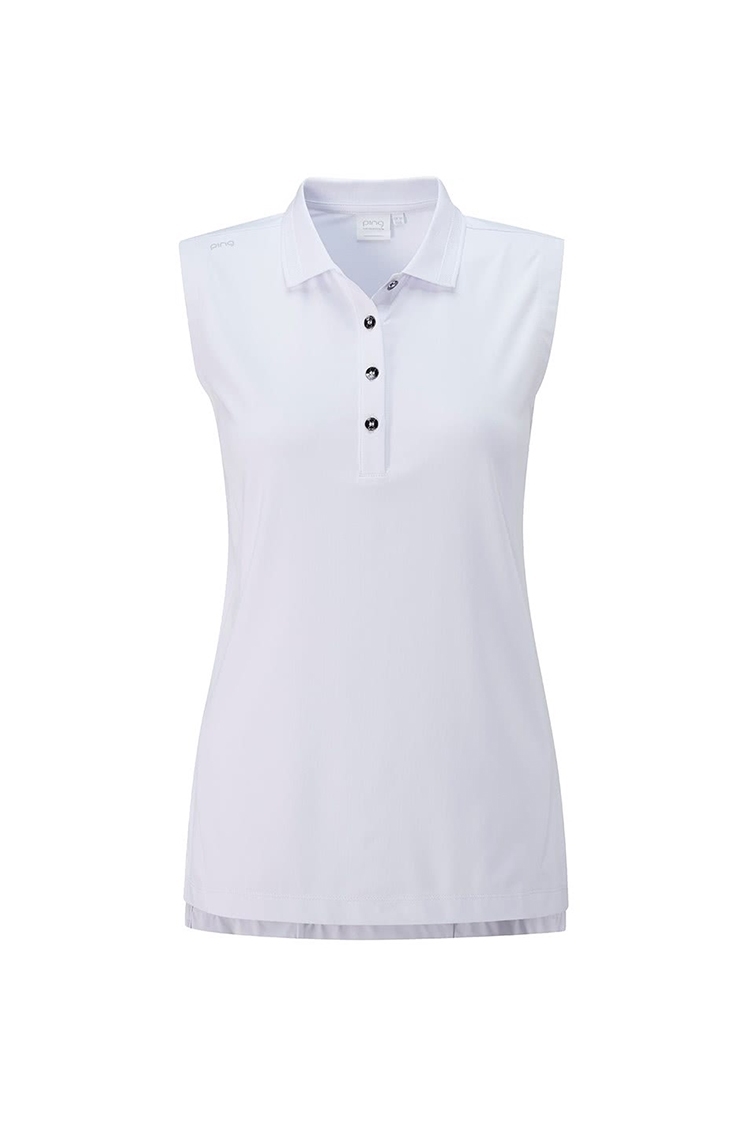 ladies sleeveless polo