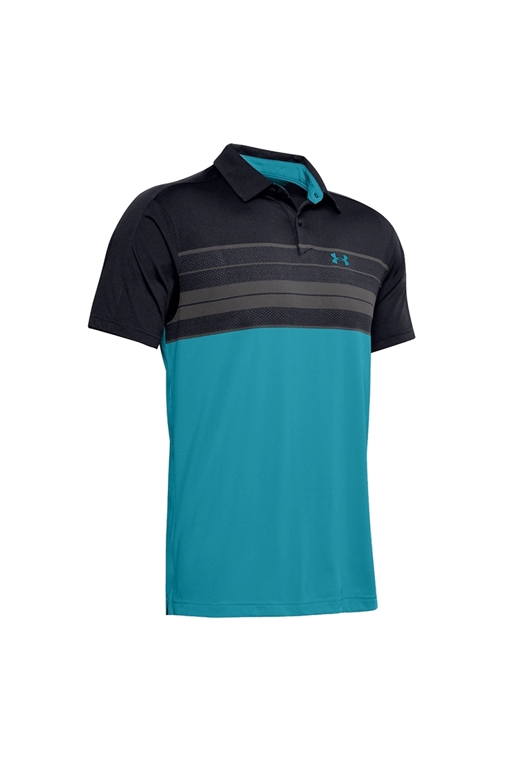 under armour black polo shirt