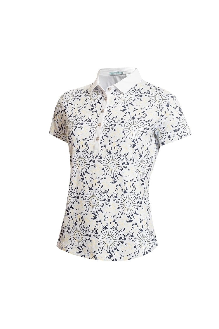 Green Lamb Ladies Edel Printed Polo 